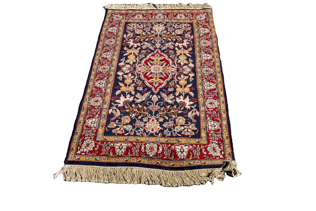 Hand-Knotted Wool Rug from India (1 of 10)