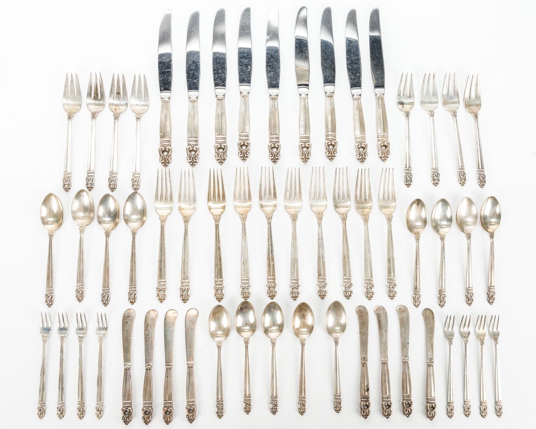 Royal Danish International Sterling Flatware Set (1 of 14)