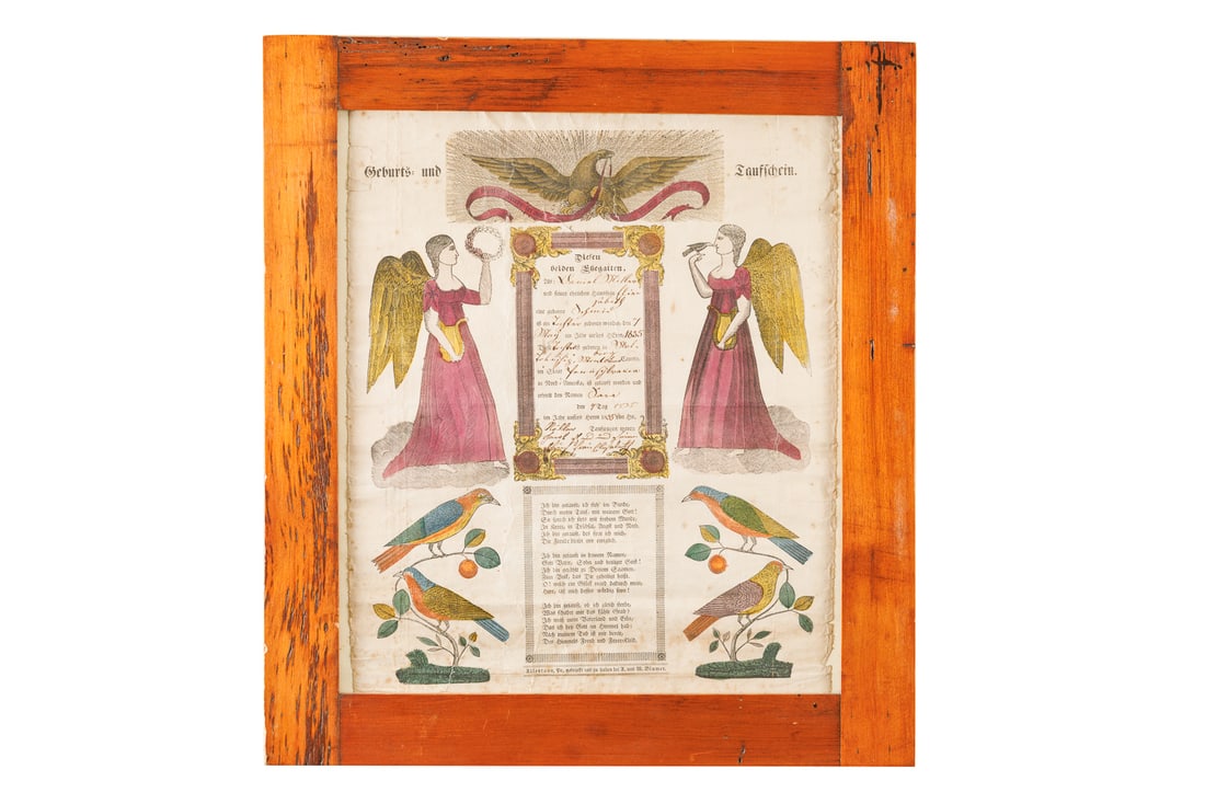 German Baptism Certificate 1835 (1 of 12)