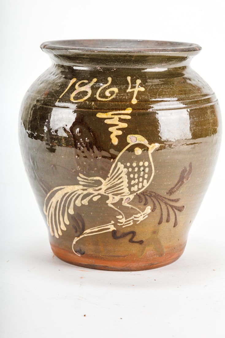 Turtle Creek Pottery by David T. Smith 1864 Bird Vase (1 of 10)