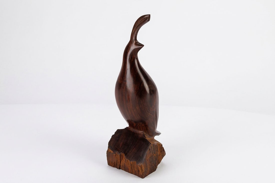 Vintage Ironwood Sculpture - "Quail" by Pedro Ochoa (1 of 14)