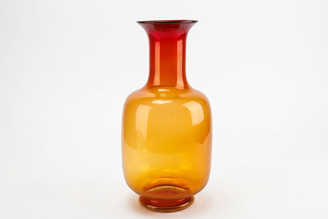 Blenko 7048 Amberina Floor Vase- Large (1 of 7)