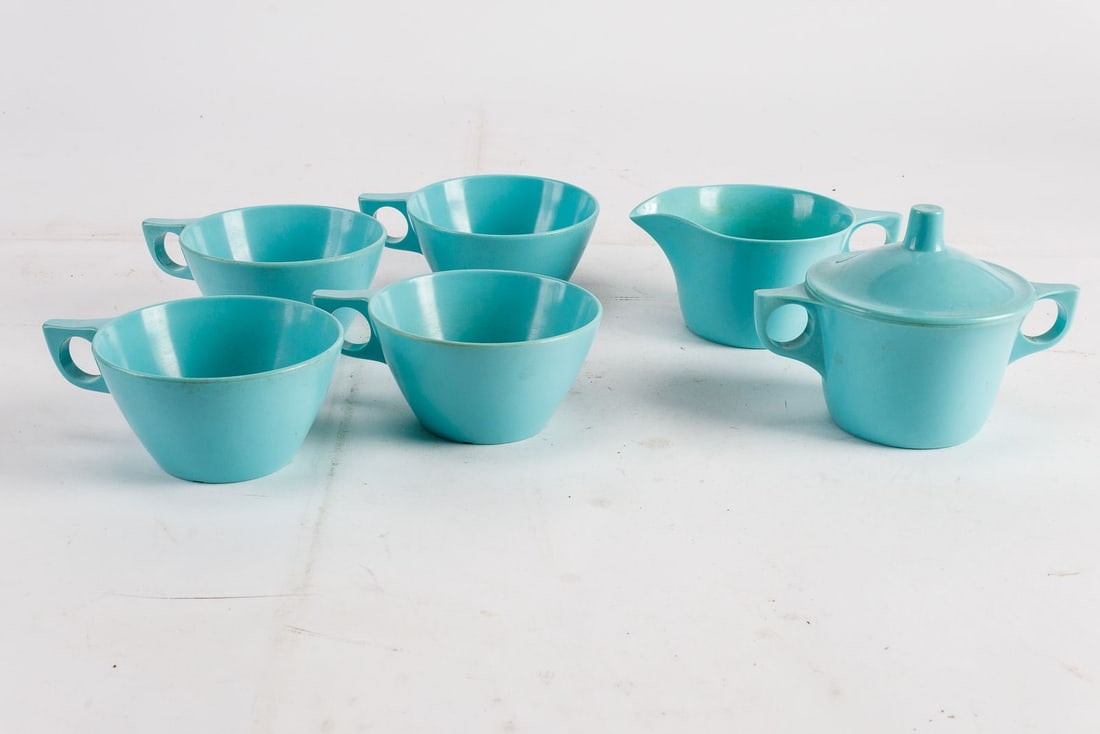 Vintage Texasware Melmac Tea Set - 2
