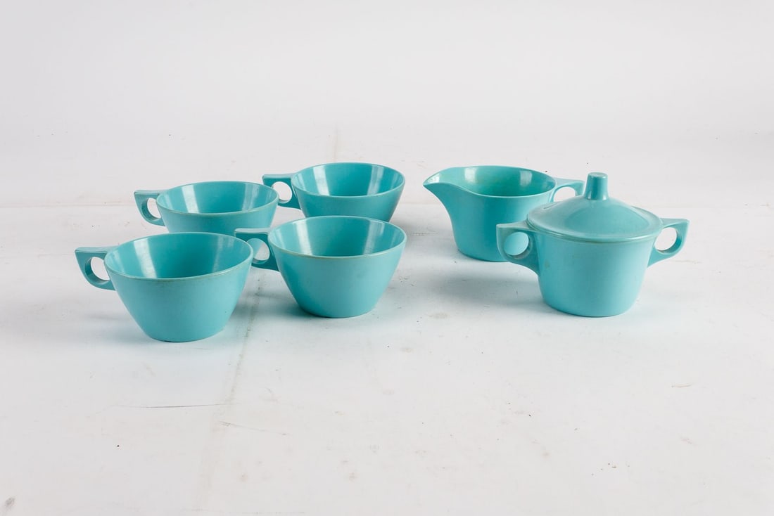 Vintage Texasware Melmac Tea Set - 3