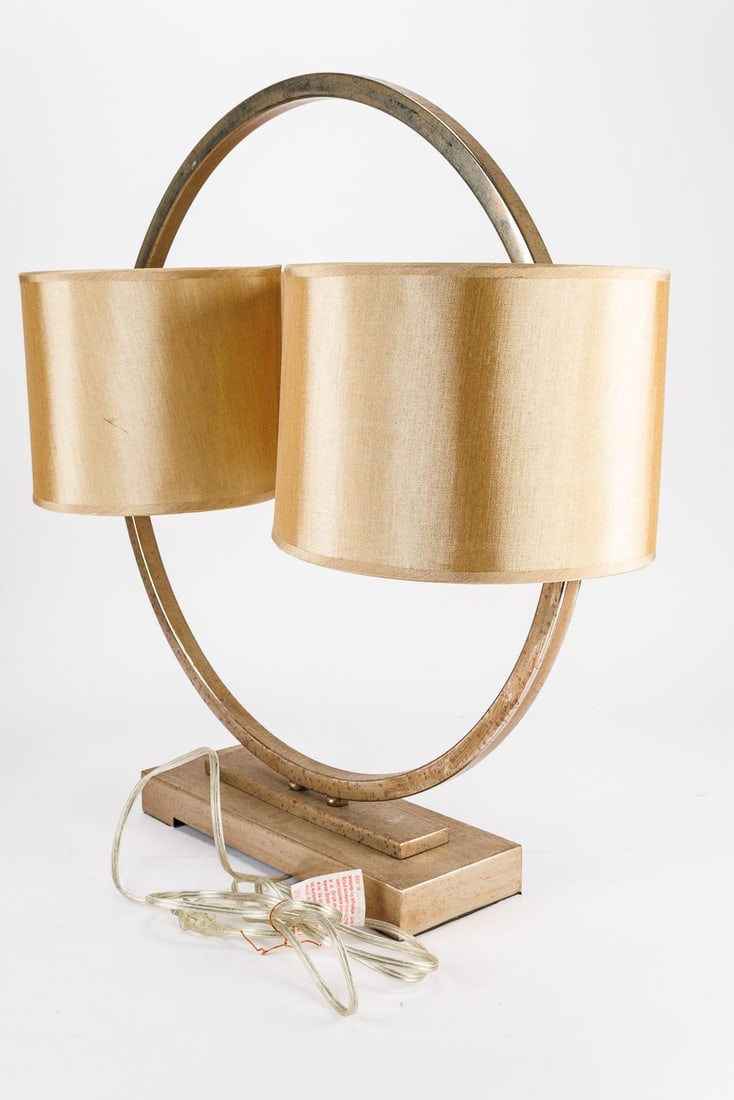 Vintage Continuous Double Shade Circle Lamp - 11