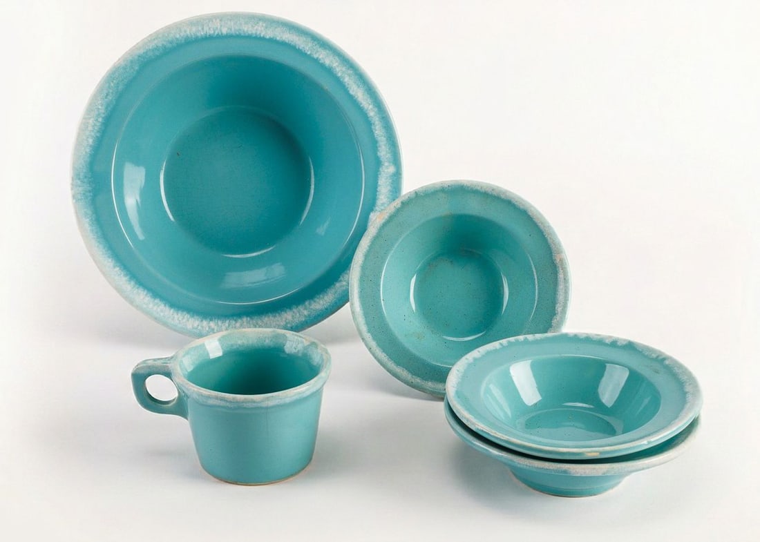 Hull Crestone Turquoise Serving Set (1 of 16)