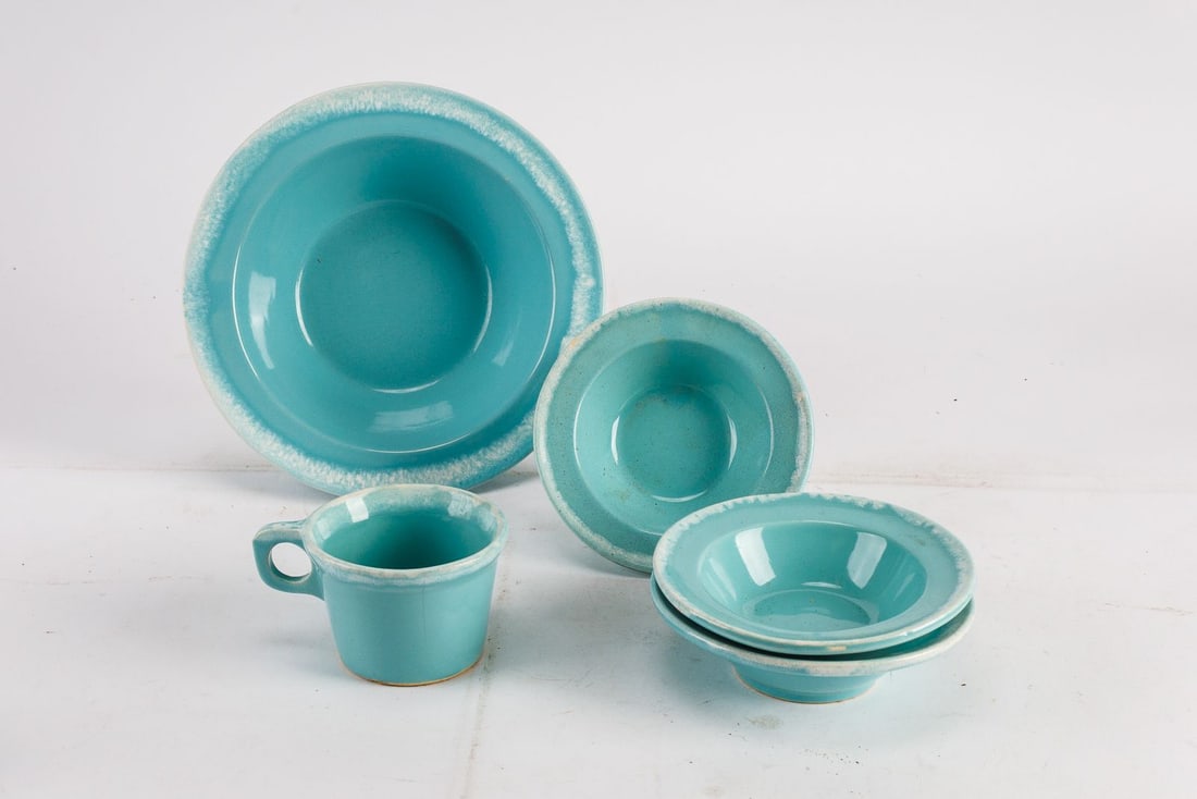 Hull Crestone Turquoise Serving Set - 3