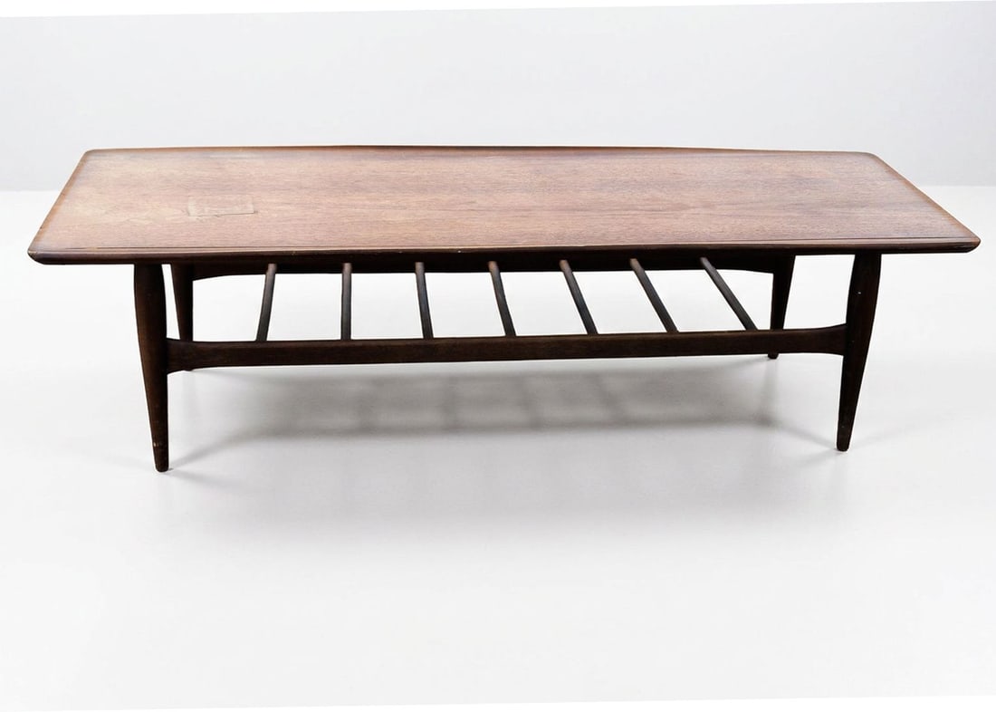 Vintage Bassett Furniture MCM Wooden Coffee Table (1 of 14)