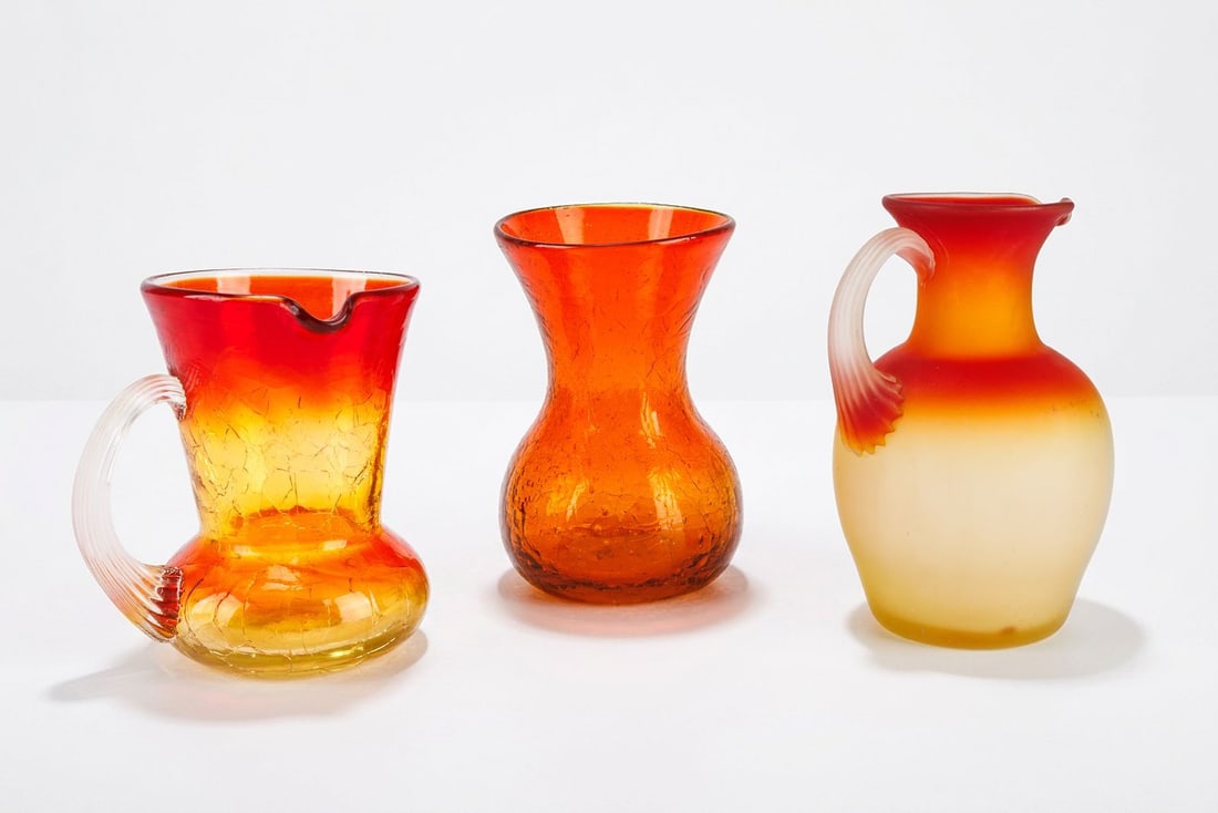 Mid Century Glass Trio (1 of 19)
