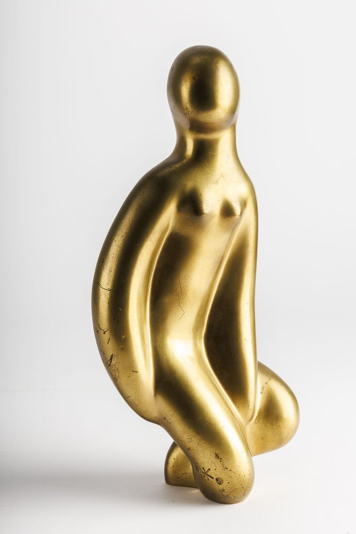 Bronze Sculpture of a Female Figure - Signed "A. Dubois" (1 of 10)