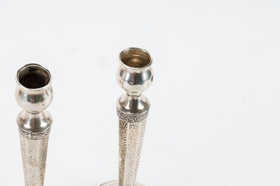 Sterling Silver Candlesticks - 3
