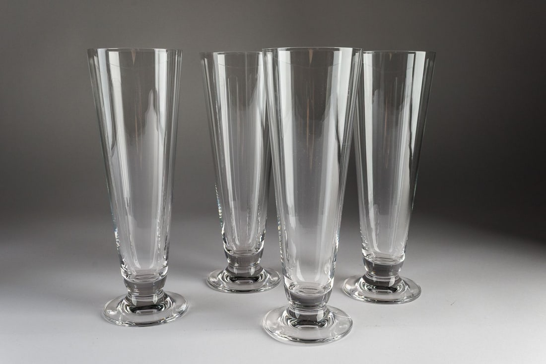 Set of 4 Vintage Waterford Marquis Crystal Pilsner Glasses (1 of 6)
