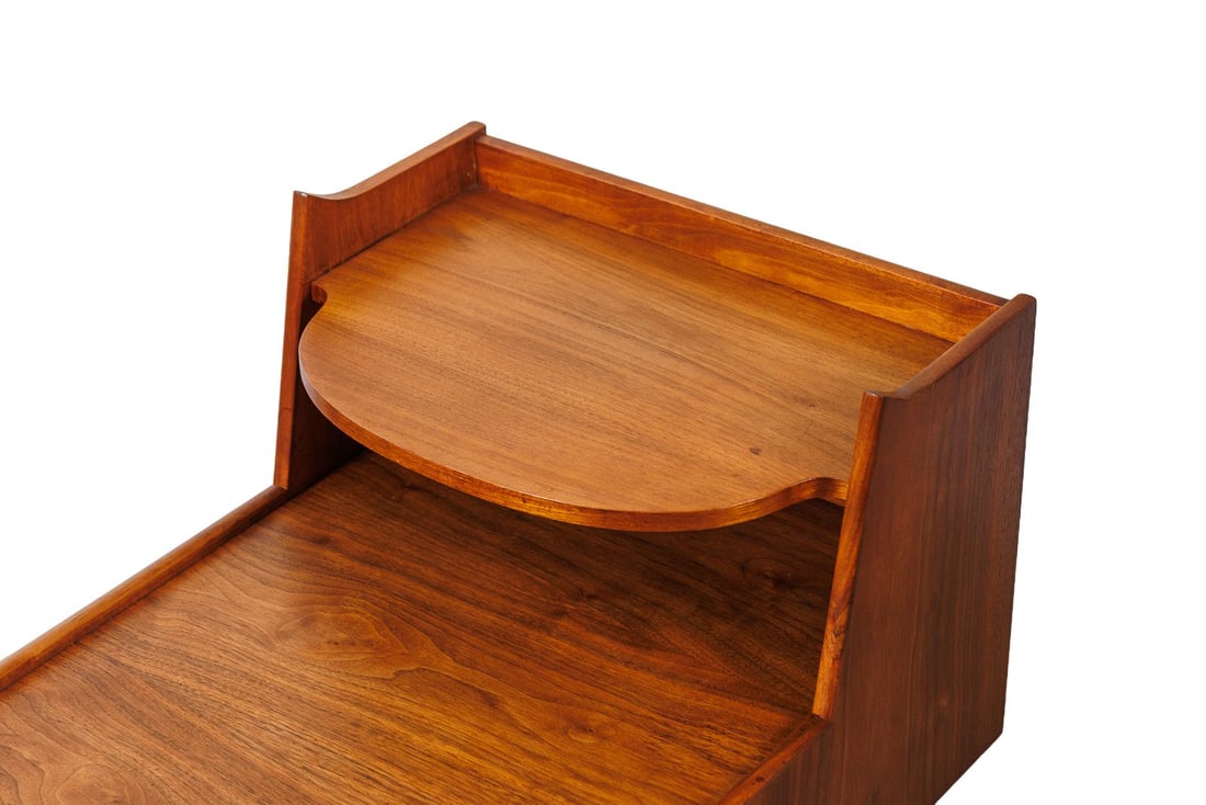 Vintage MCM Drexel Declaration 2-Tier Side Table - 2