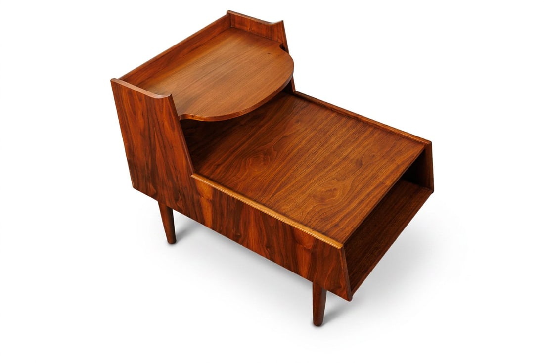 Vintage MCM Drexel Declaration 2-Tier Side Table - 4