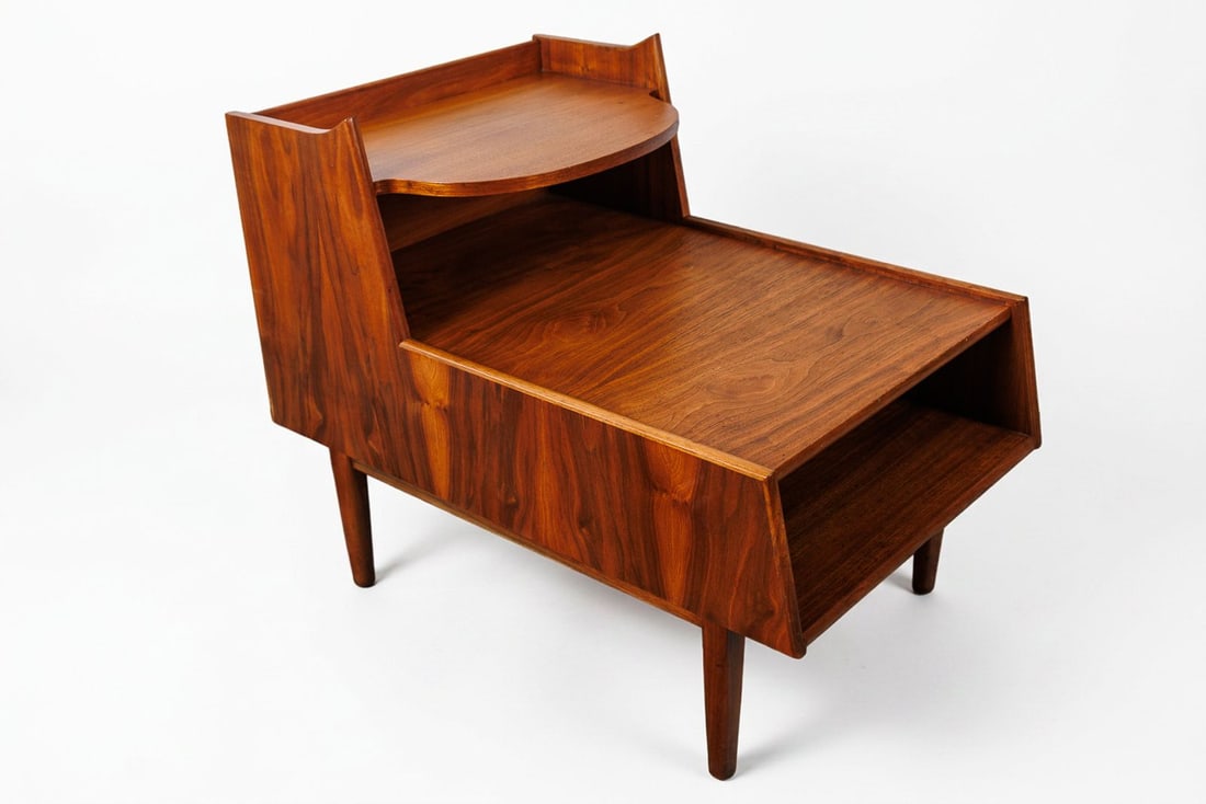 Vintage MCM Drexel Declaration 2-Tier Side Table - 5