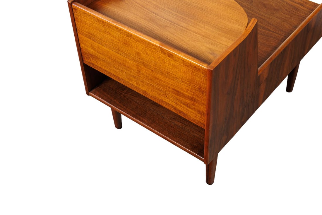 Vintage MCM Drexel Declaration 2-Tier Side Table - 8