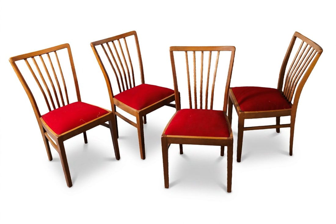 MCM Dining Table with 4 Chairs - 2