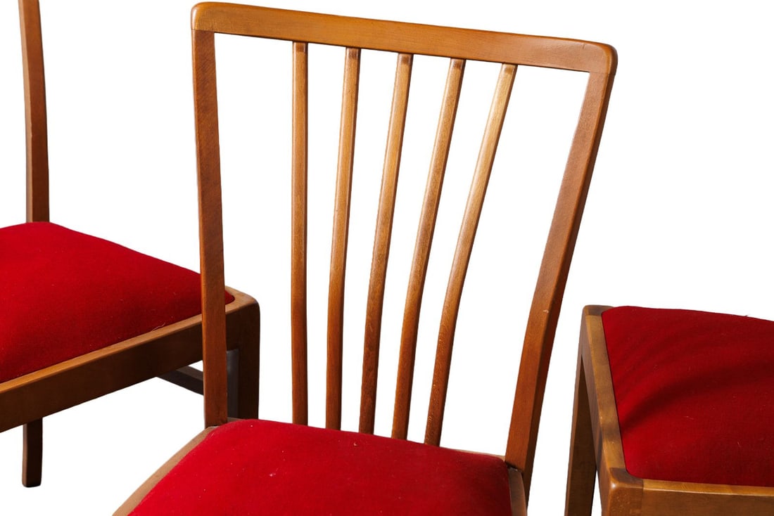 MCM Dining Table with 4 Chairs - 4