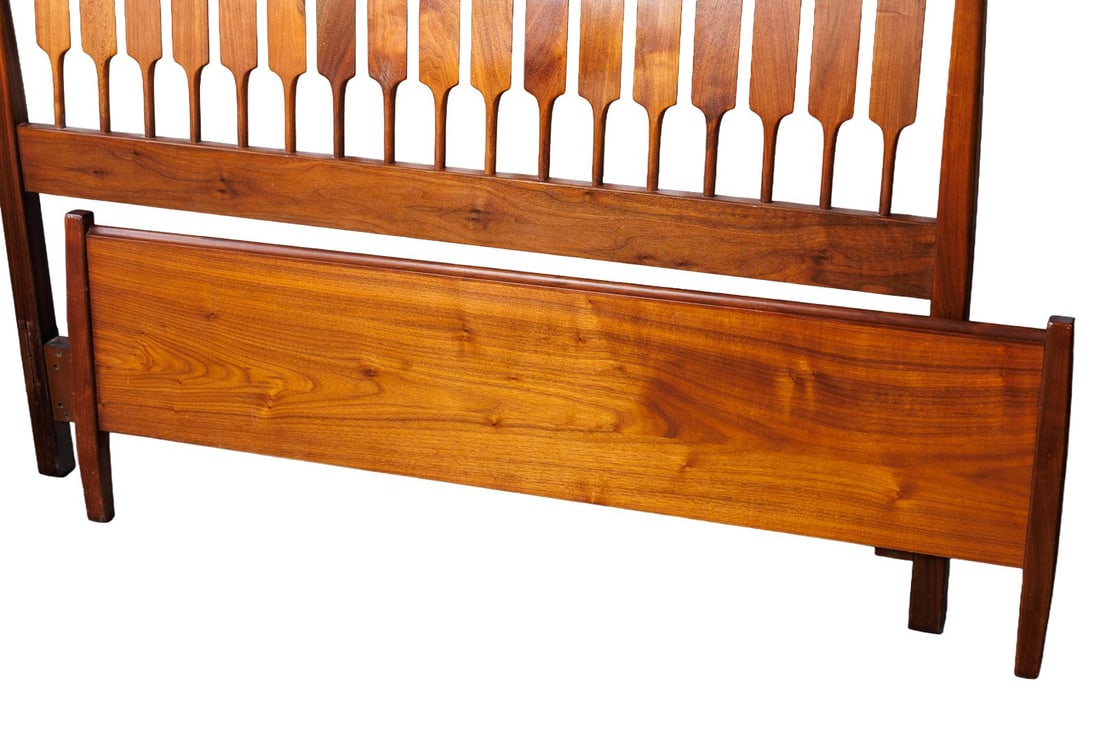 Vintage MCM Drexel Declaration Full Size Bed Frame - 3