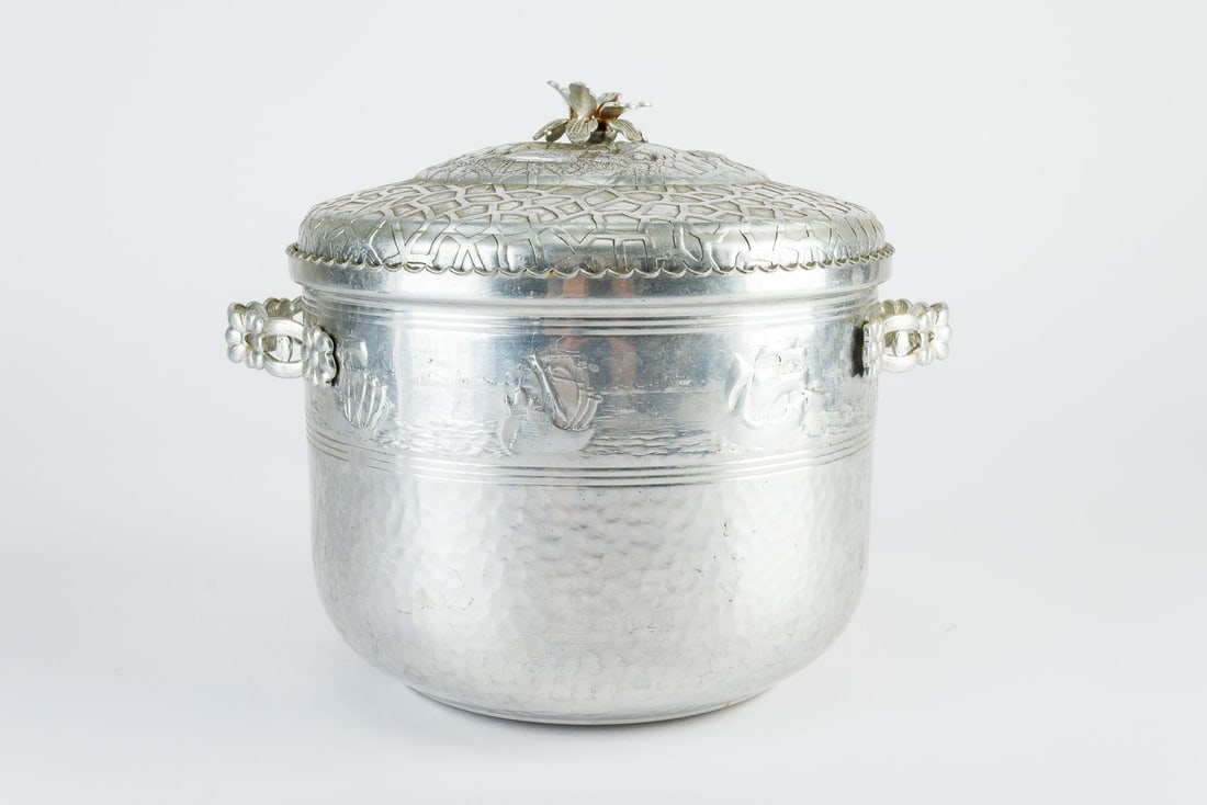 Vintage Forman Family Hammered Aluminum Ice Bucket (1 of 13)
