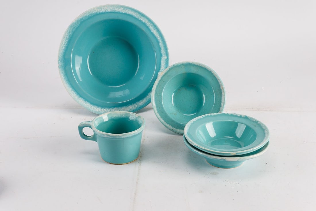 Hull Crestone Turquoise Serving Set - 2