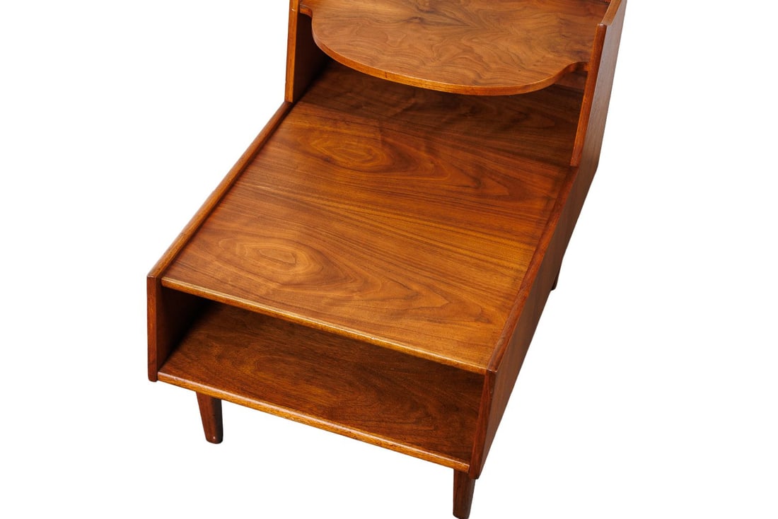 Vintage MCM Drexel Declaration 2-Tier Side Table - 4