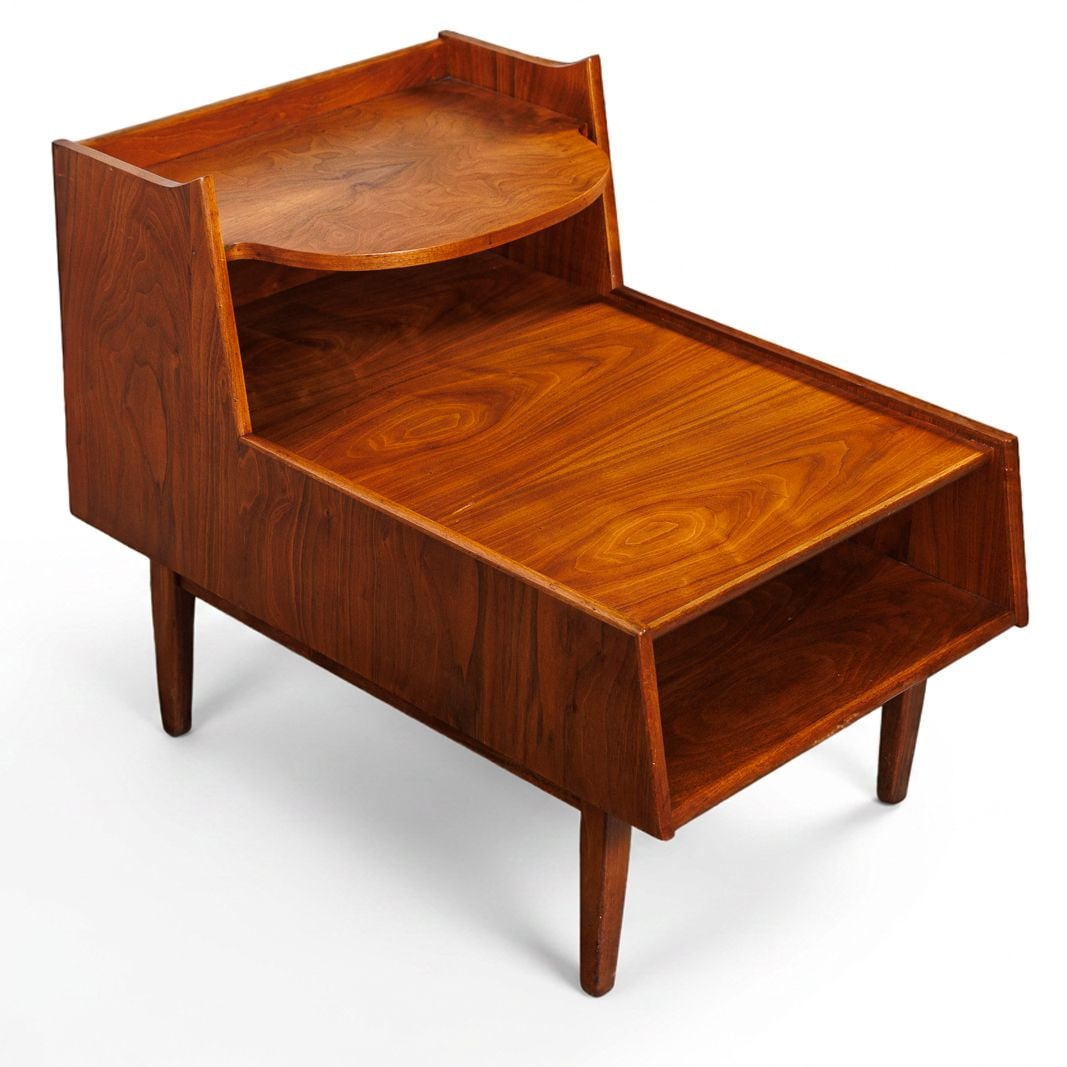Vintage MCM Drexel Declaration 2-Tier Side Table - 5