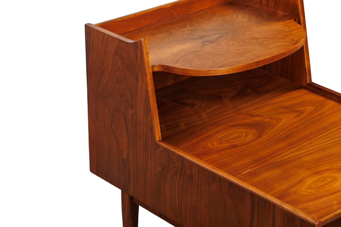 Vintage MCM Drexel Declaration 2-Tier Side Table - 7