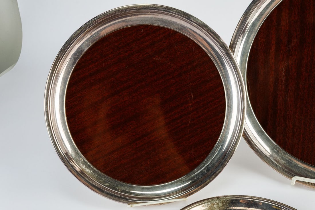 Vintage MCM Serving Tray Set - 4
