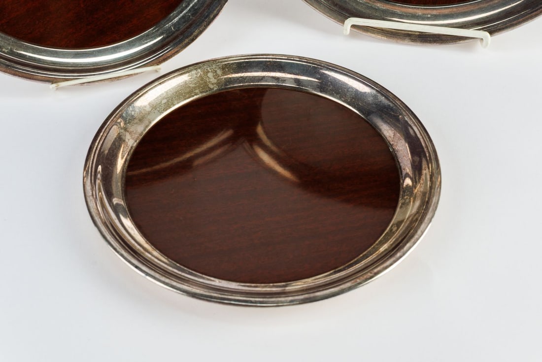 Vintage MCM Serving Tray Set - 5