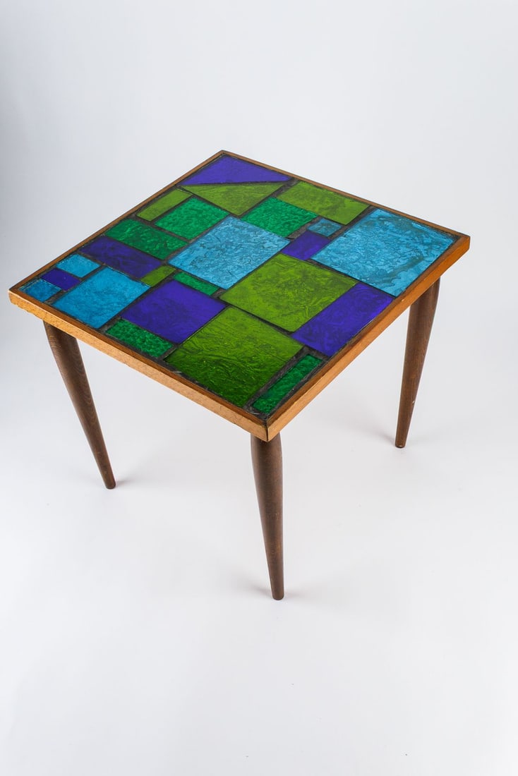 Vintage MCM Georges Briard Mosaic Side Table (1 of 9)