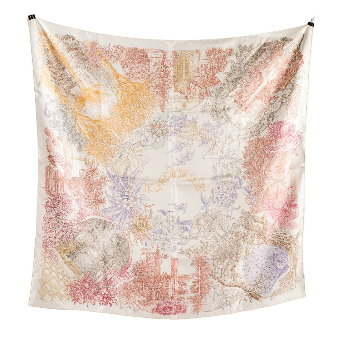 Hermès Le Hardin De Leila Silk Scarf (1 of 10)