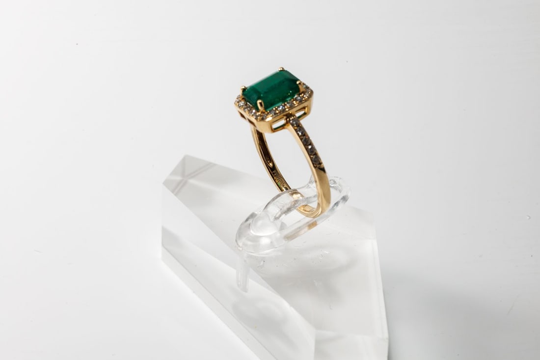 14K Gold EFFY Emerald Ring - 3