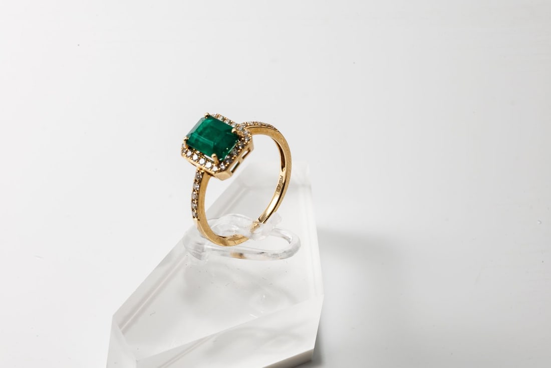 14K Gold EFFY Emerald Ring - 7