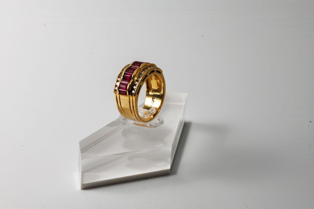 18K Gold Ring - 7