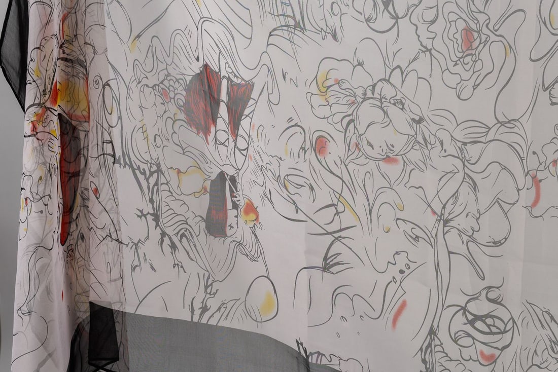Prada Illustrations Silk Scarf - 3