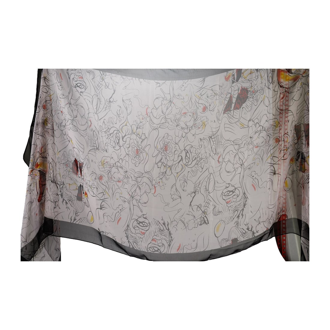 Prada Illustrations Silk Scarf - 5