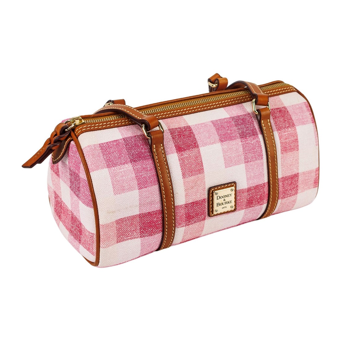 Dooney & Bourke Pink Gingham Handbag (1 of 16)