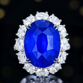 15.3ct Sri Lankan Sapphire 18Kt Gold Ring