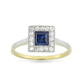 0.75ct Natural Sapphire 18Kt Gold Ring