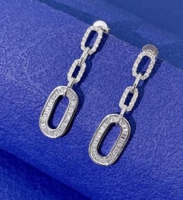 0.78cts Natural Diamond 18Kt Gold Earrings