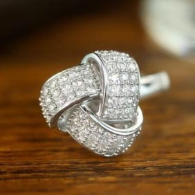 1cts Natural Diamond 18Kt Gold Ring