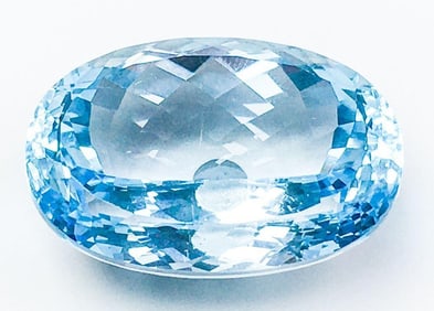 120ct natural sky blue topaz