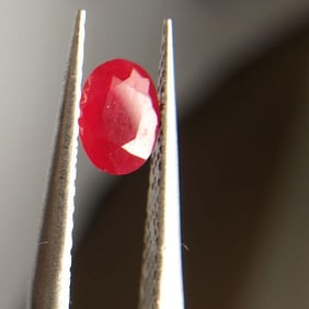 0.61ct natural Burmese pigeon blood ruby