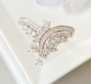 Natural Diamond 18Kt Gold Ring