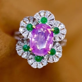 2.5ct Natural Sapphire 18Kt Gold Ring