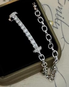 1.55cts Natural Diamond 18Kt Gold Bracelet