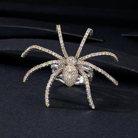 3cts Natural Diamond 18Kt Gold Ring