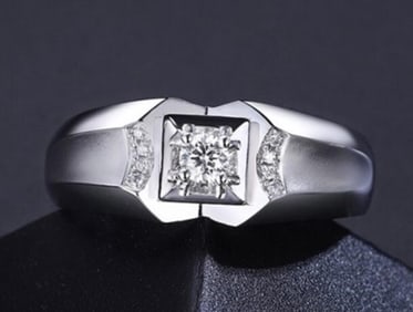 18Kt Gold Natural Diamond Ring