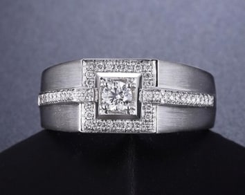 Natural Diamond 18Kt Gold Ring